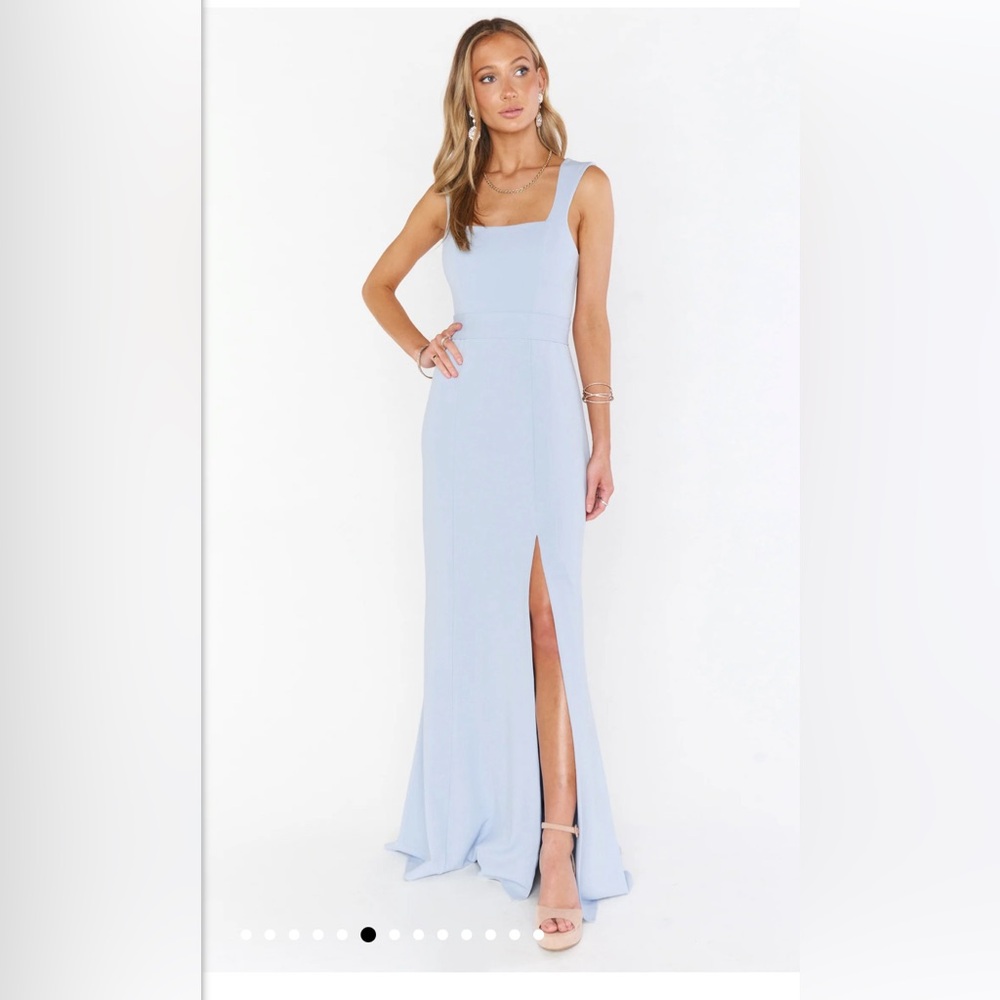 Show me Your Mumu Paris Gown in Blue Steele